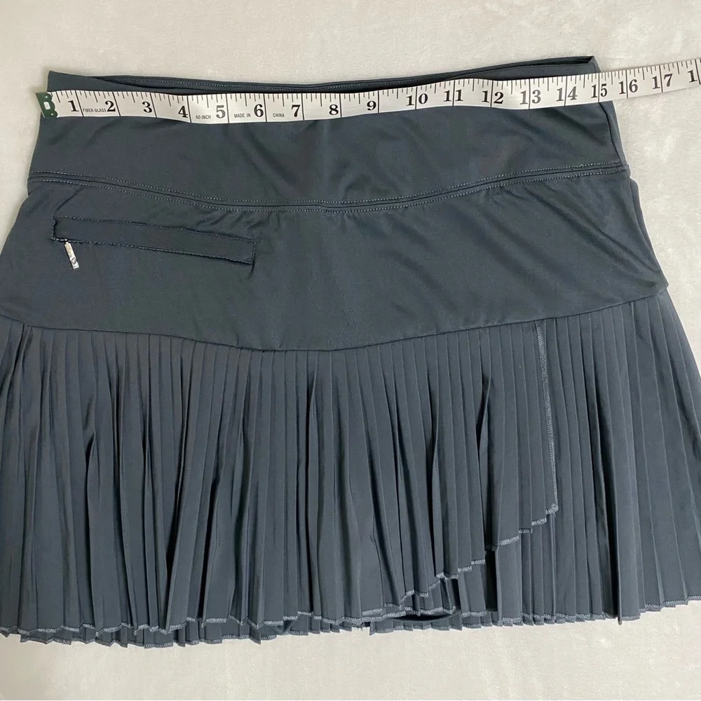GGBlue Lux Sport Skort Size M Dark gray Tennis Pickleball - Picture 5 of 7